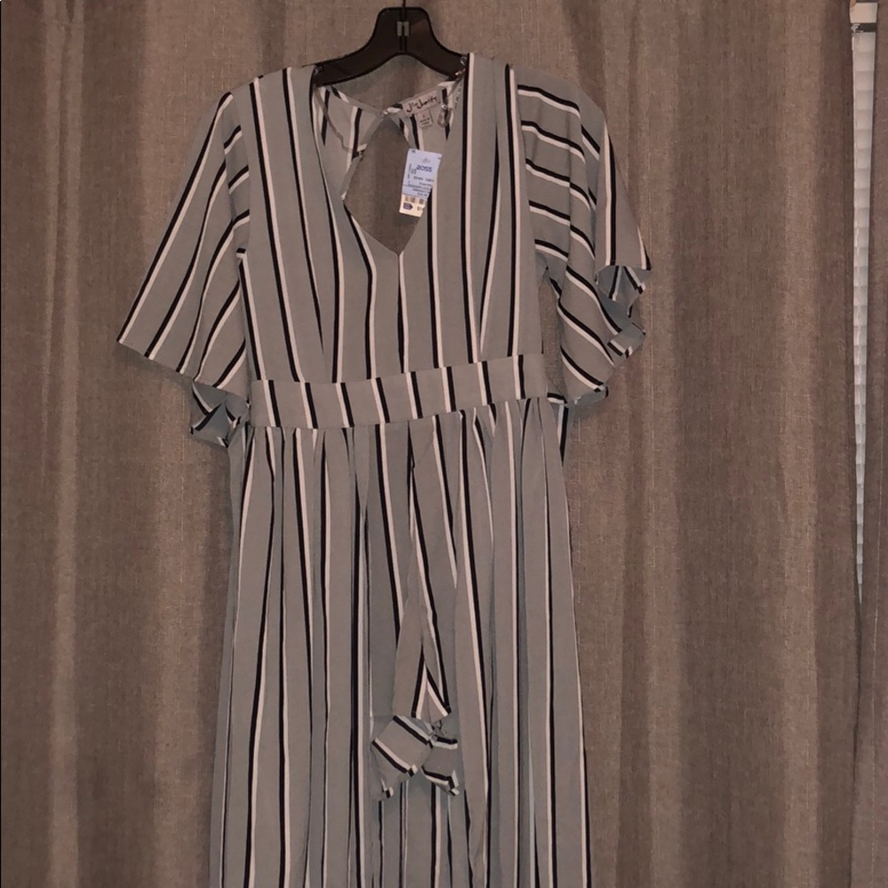 NWT Stripes romper